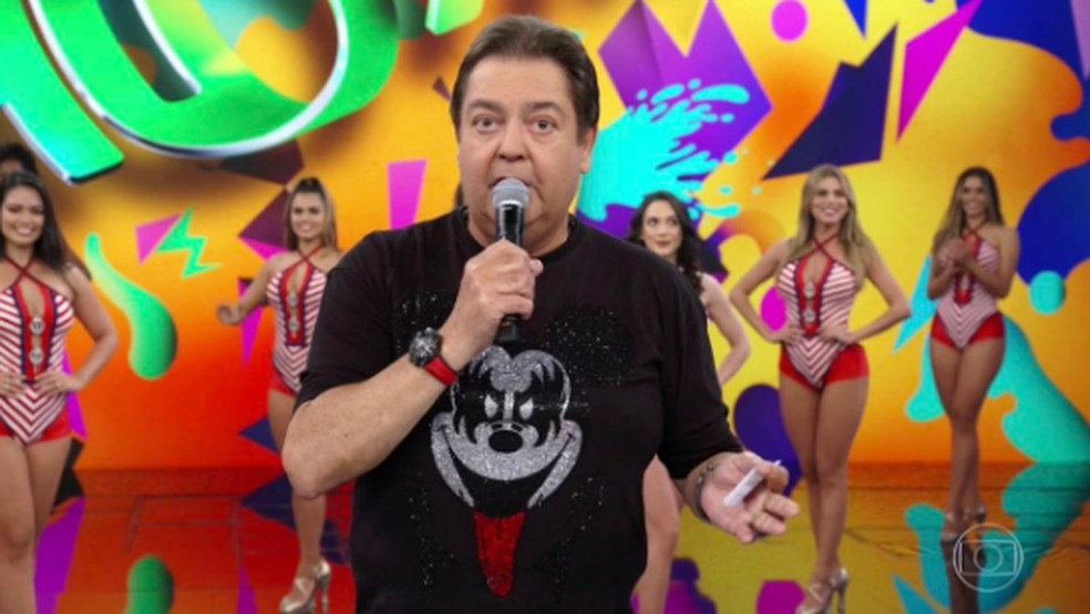 Faustão arrasou na produção para o primeiro Domingão de março — Foto: TV Globo 