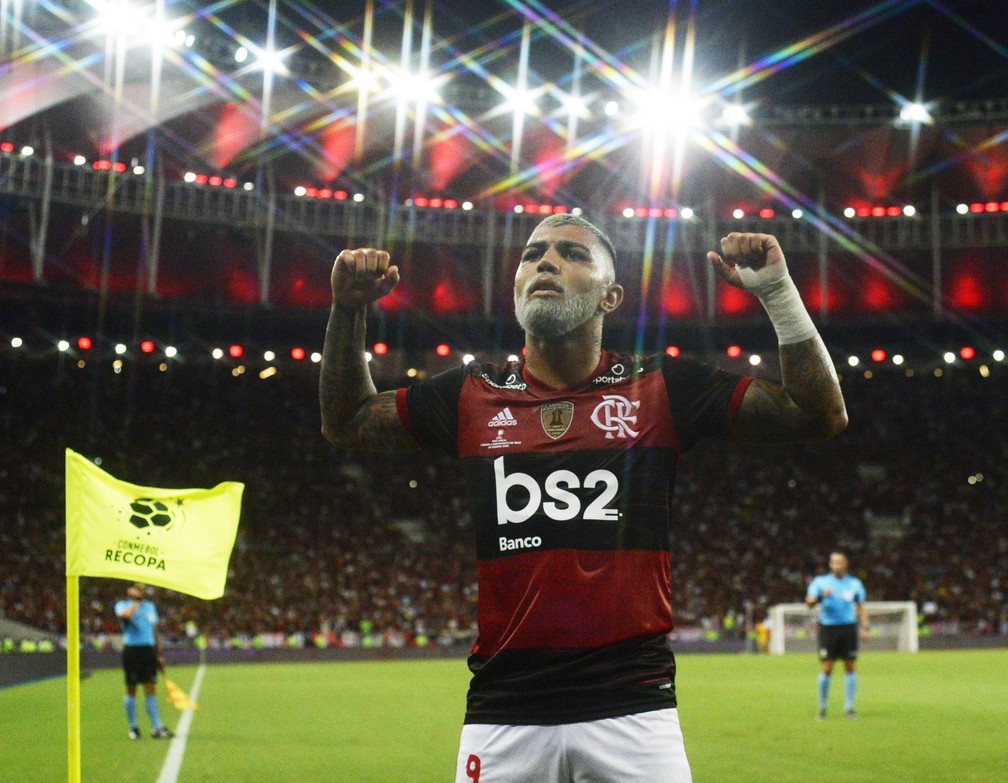 Gabigol acertou permanência no Flamengo após longa novela — Foto: André Durão/GloboEsporte.com