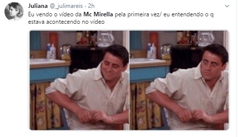 Vídeo de MC Mirella gera memes (Foto: Reprodução / Twitter)