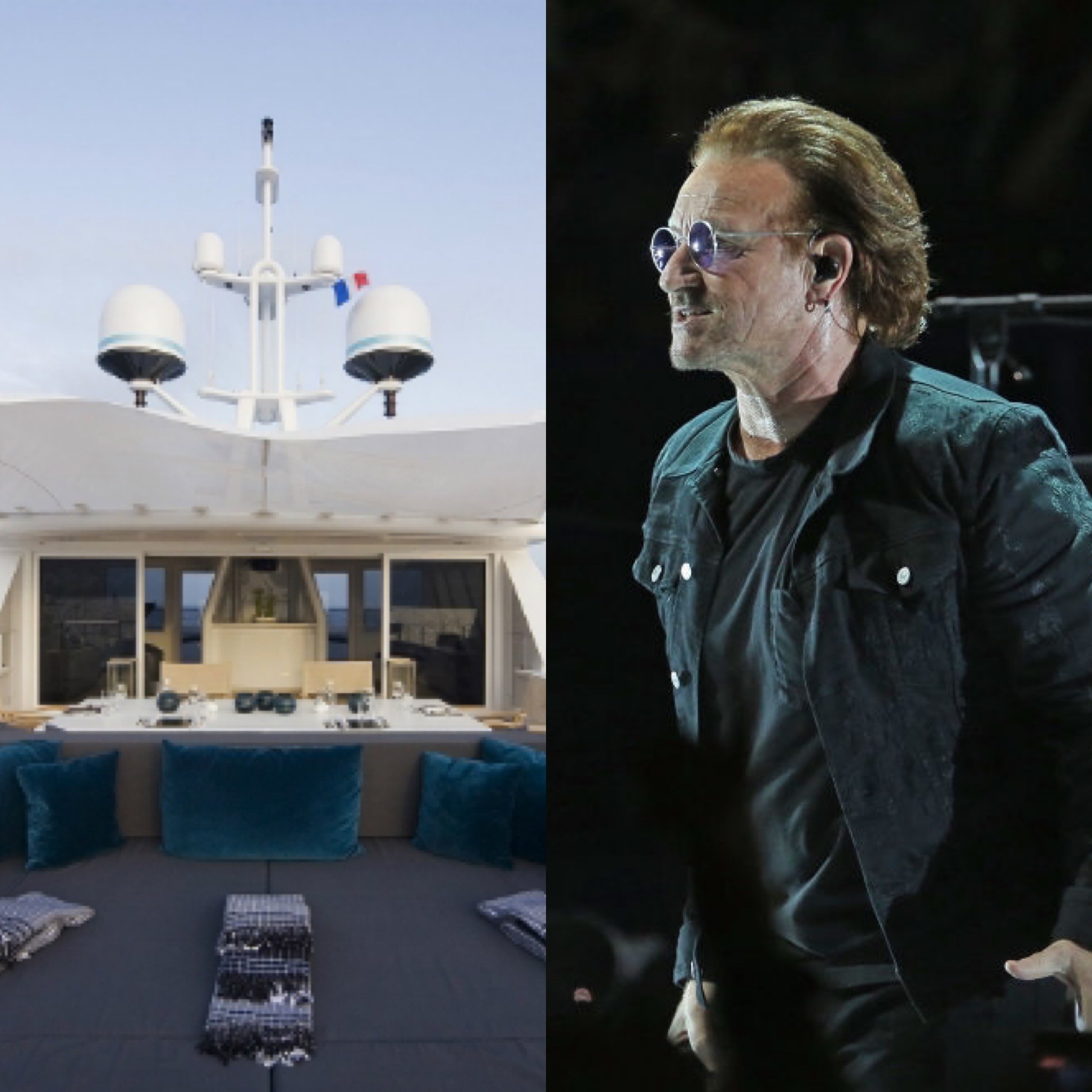 Bono Vox: por dentro do iate de luxo do astro do U2 (Foto: Reprodução/Getty Images)