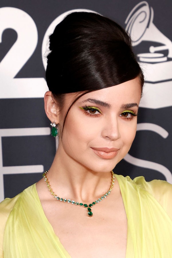 LAS VEGAS, NEVADA - NOVEMBER 17: Sofia Carson attends The Latin Recording Academy's 2021 Person of the Year Gala honoring Ruben Blades at Michelob ULTRA Arena on November 17, 2021 in Las Vegas, Nevada. (Photo by Arturo Holmes/Getty Images) (Foto: Getty Images)