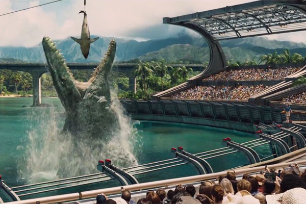 Cena de 'Jurassic World: O Mundo dos Dinossauros' (Foto: Divulgação)