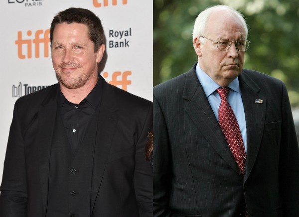 O ator Christian Bale e o ex-vice-presidente dos EUA, Dick Cheney (Foto: Getty Images)