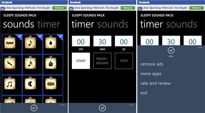 Sleepy Sounds Pack ? um aplicativo para quem quer relaxar com o seu Windows Phone Store (Foto: Divulga??o/Windows Phone Store)