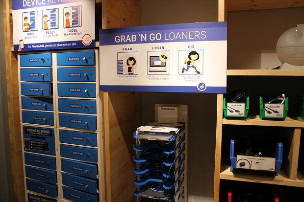 Grab and Go, programa de empréstimo de notebooks do Google (Foto: Divulgação)