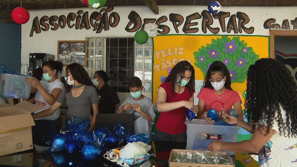 Projeto Despertar Sabedoria, no Sol Nascente, no DF — Foto: TV Globo/Reprodução