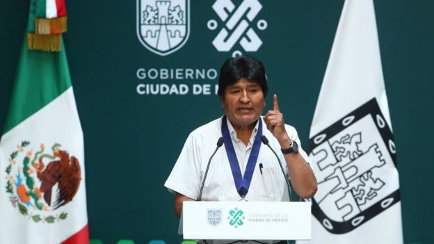 Evo Morales, exilado no México, descreveu Áñez como 'presidente autoproclamada' (Foto: GETTY IMAGES)