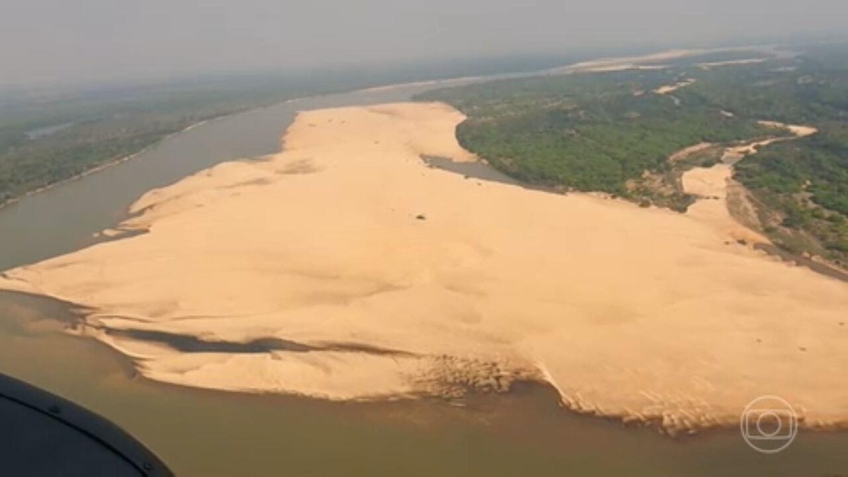 Jornal Nacional seca ameaça maior ilha fluvial do mundo Especial Amazônia acompanhe