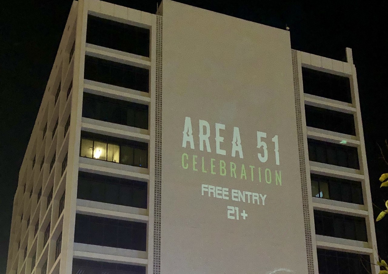 Invasão à Área 51 se transformou em uma grande festa (Foto: Marília Marasciulo)