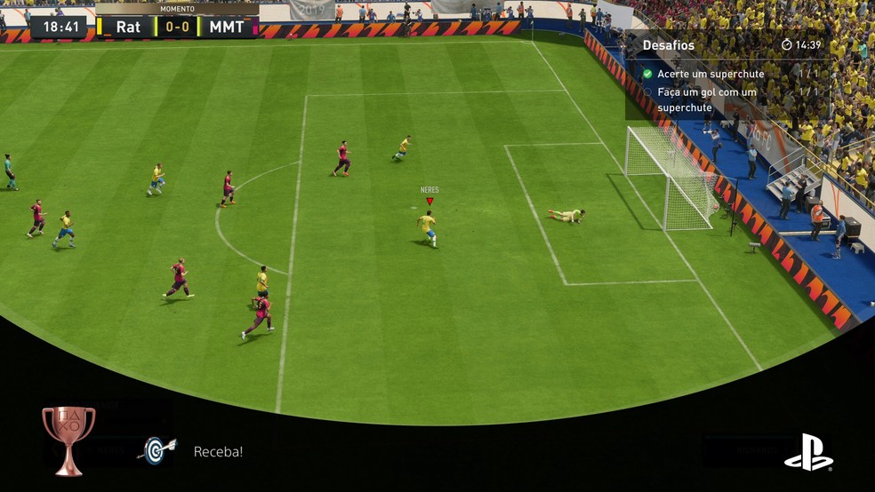 FIFA 23 inclui conquista com homenagem a Luva de Pedreiro — Foto: Reprodução