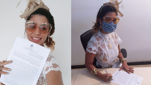 Empresária faz ensaio de fotos para celebrar divórcio no Maranhão — Foto: Arquivo Pessoal