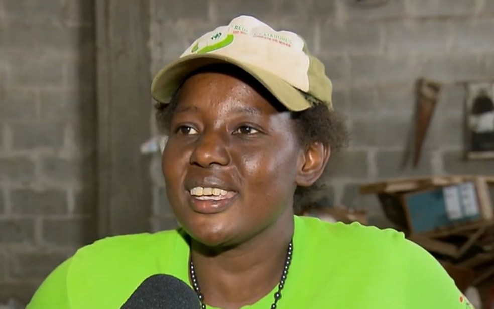 Foto de catadora de recicláveis de Três Pontas vence prêmio internacional — Foto: Reprodução/EPTV