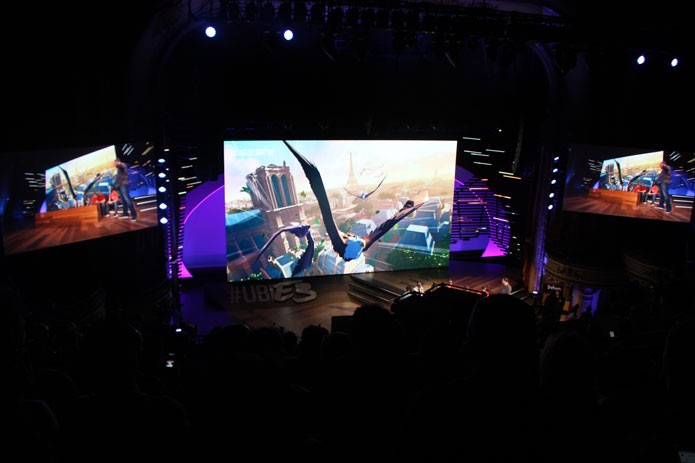 Eagle Flight durante a conferência da Ubisoft na E3 2016 (Foto: Reprodução/Tais Carvalho)