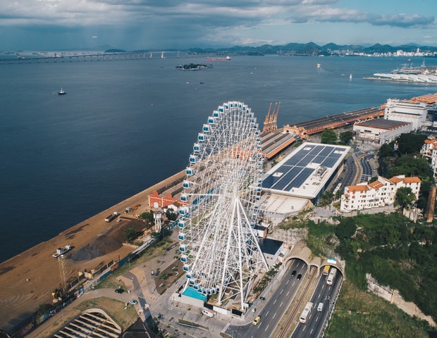 Rio Star, a roda gigante do Rio de Janeiro, inaugura hoje (Foto: Divulgação)