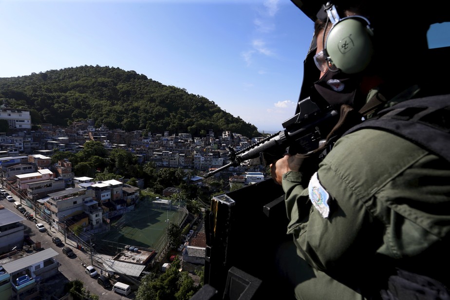 STF limitou o uso de aeronaves em operações policiais no RJ