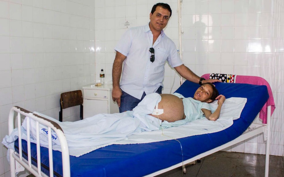 Daiane foi atendida por endocrinologista em Igaporã, no sudoeste da Bahia (Foto: Márcio Fagundes / Arquivo Pessoal)