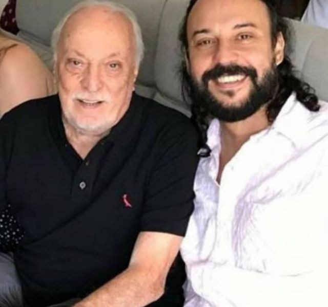 Gabriel O Pensador e o pai, Miguel Contino (Foto: Reprodução/ Instagram)