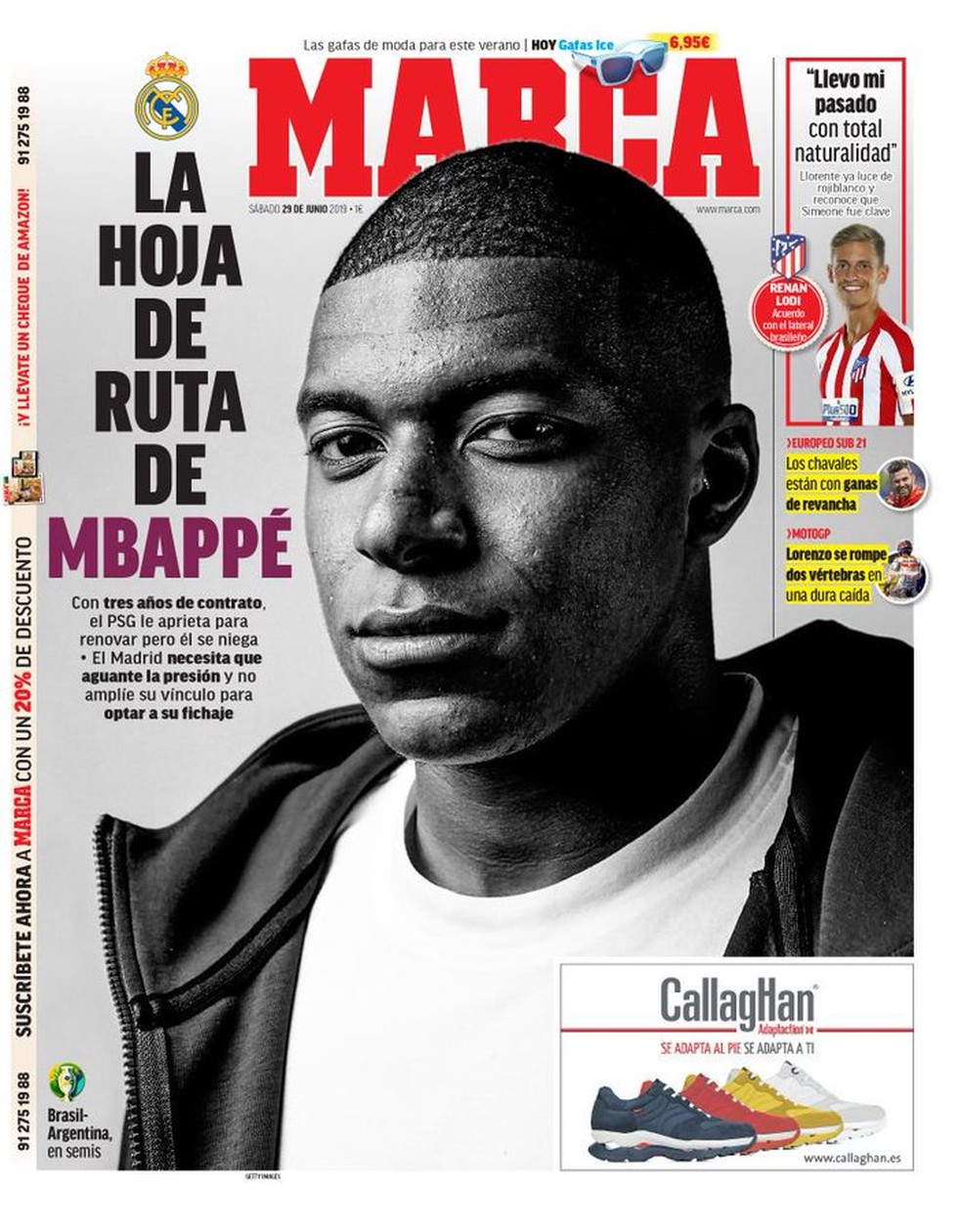 Mbappé Diário Marca — Foto: Reprodução