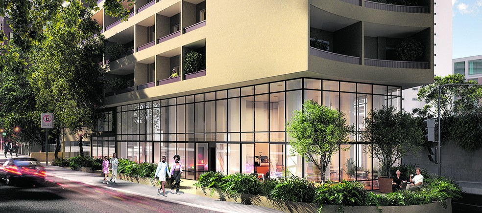 Cafeteria no térreo do Edifício Virgínia: projeto contará com mix de tipologias de apartamentos e restaurante no “rooftop” — Foto: SOMAUMA/DIVULGAÇÃO