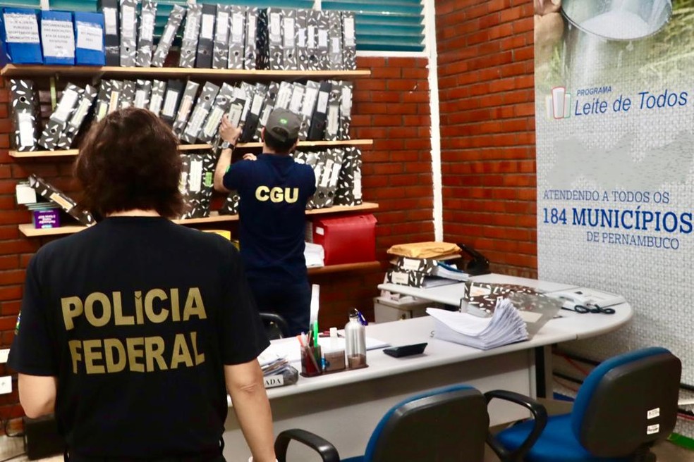 Desvios no programa Leite para Todos são investigados em Pernambuco — Foto: PF/Divulgação