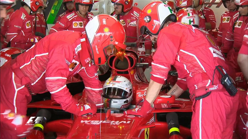 O fim da linha para Vettel em 2017? (Foto: Reprodução/Twitter)