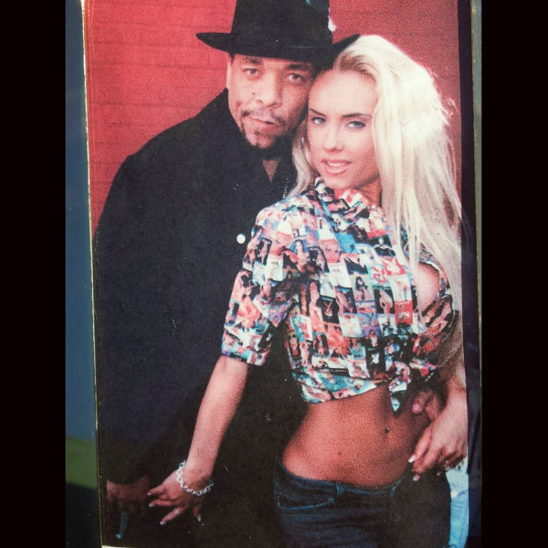 Uma foto de 2002 de Coco Austin na companhia de seu marido, Ice-T (Foto: Instagram)