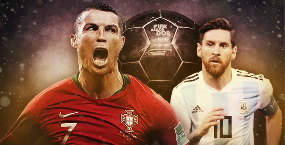 Cristiano Ronaldo lidera luta contra Messi pela sexta Bola de Ouro (Foto: Infografia)