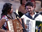 Lucy Alves e Luan Estilizado cantam no Encontro com Fátima Bernardes
