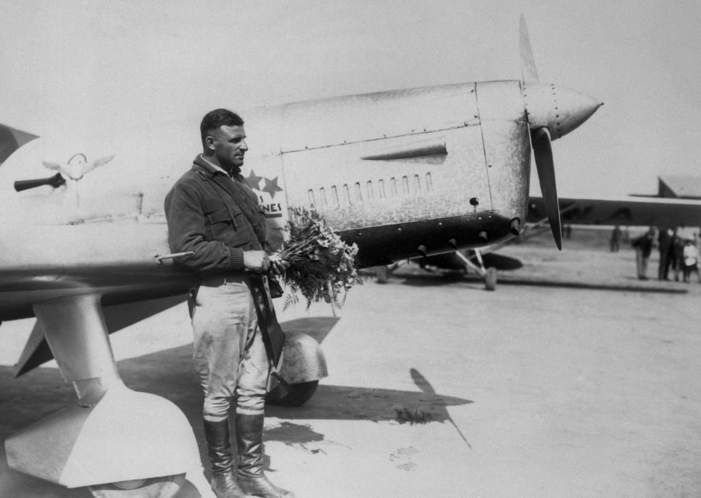 O aviador letão Herberts Cukurs chegou ao Brasil no dia 4 de março de 1946 — Foto: Keystone-France/Gamma-Rapho via Getty Images