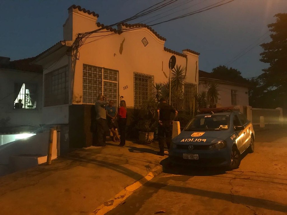 A casa onde o corpo de Luana foi encontrado, em Laranjeiras (Foto: Matheus Rodrigues/G1)