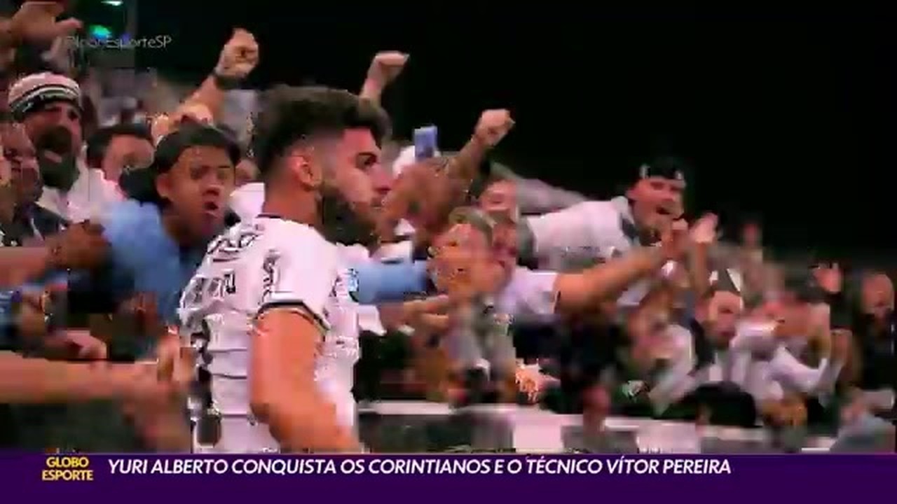 Yuri Alberto conquista os corintianos e o técnico Vítor Pereira