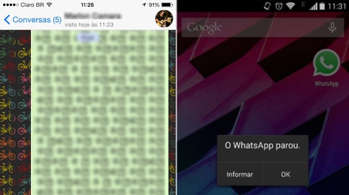 Whatsapp Tem Falha Que Trava App Com Uma Unica Mensagem Saiba Fugir Noticias Techtudo