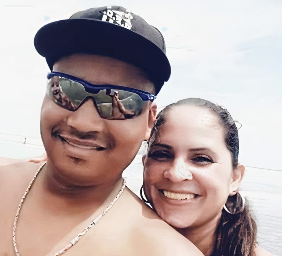Casal mora em São Vicente e frequentava rio em Cubatão, SP — Foto: Arquivo Pessoal