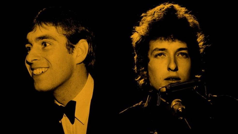 O príncipe Andrew e Bob Dylan estão entre os que foram processados de acordo com a nova lei. Ambos negam as acusações de abuso — Foto: Getty Images/BBC