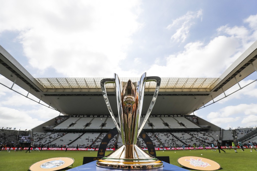 Corinthians x Grêmio, na Final da última Supercopa feminina — Foto: Divulgação/CBF