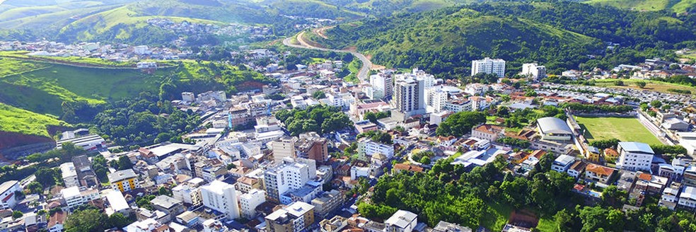 Vista parcial de Visconde do Rio Branco, MG — Foto: Prefeitura de Visconde do Rio Branco/Divulgação