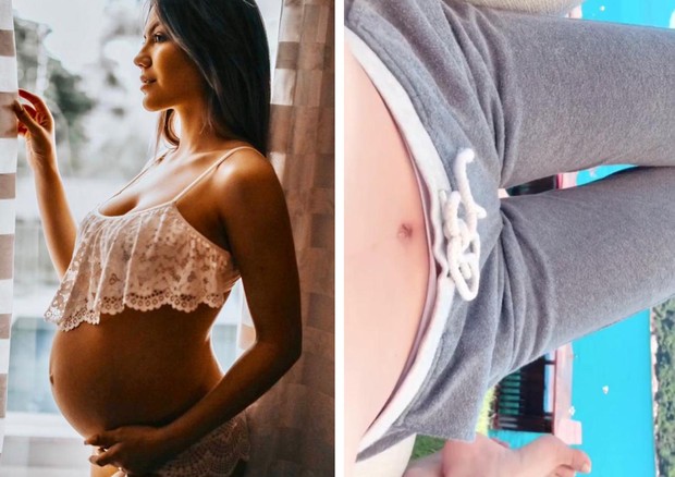 Sarah Poncio mostra barriga sequinha duas semanas após dar à luz João (Foto: reprodução/Instagram)