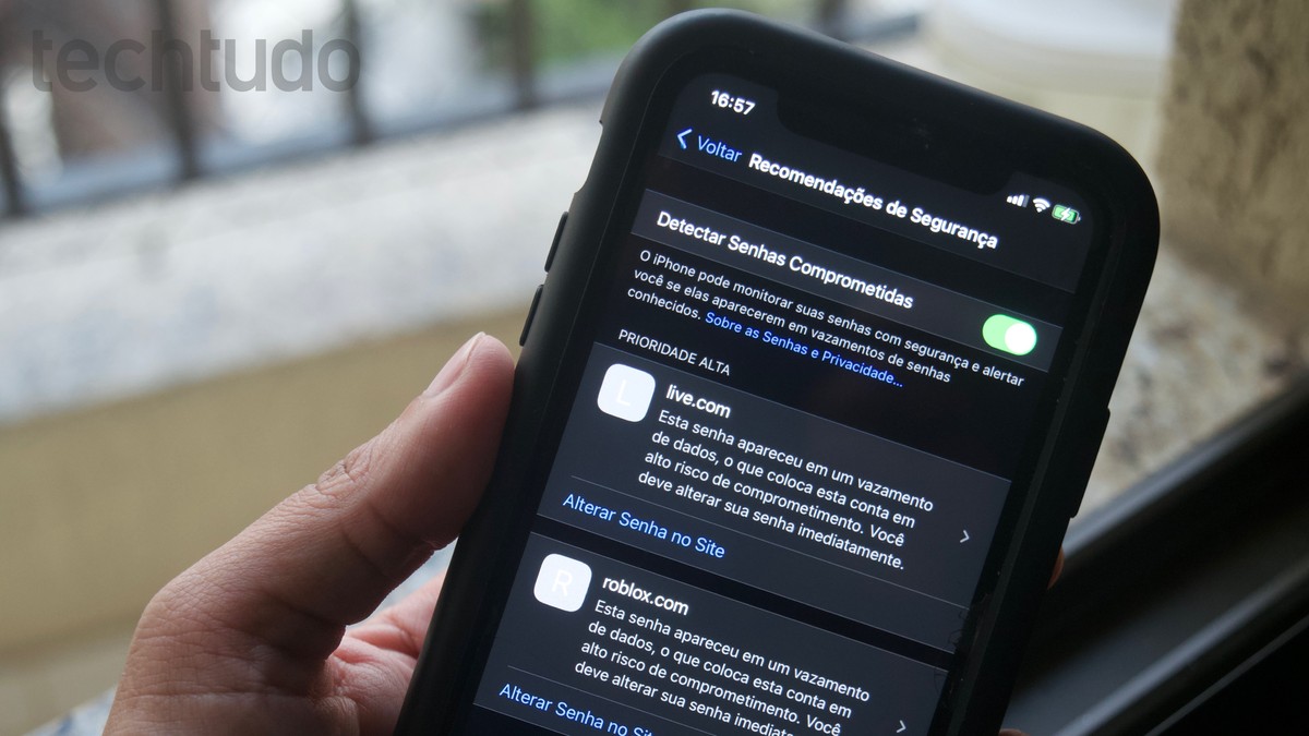 iPhone mostra suas senhas vazadas; saiba usar o recurso