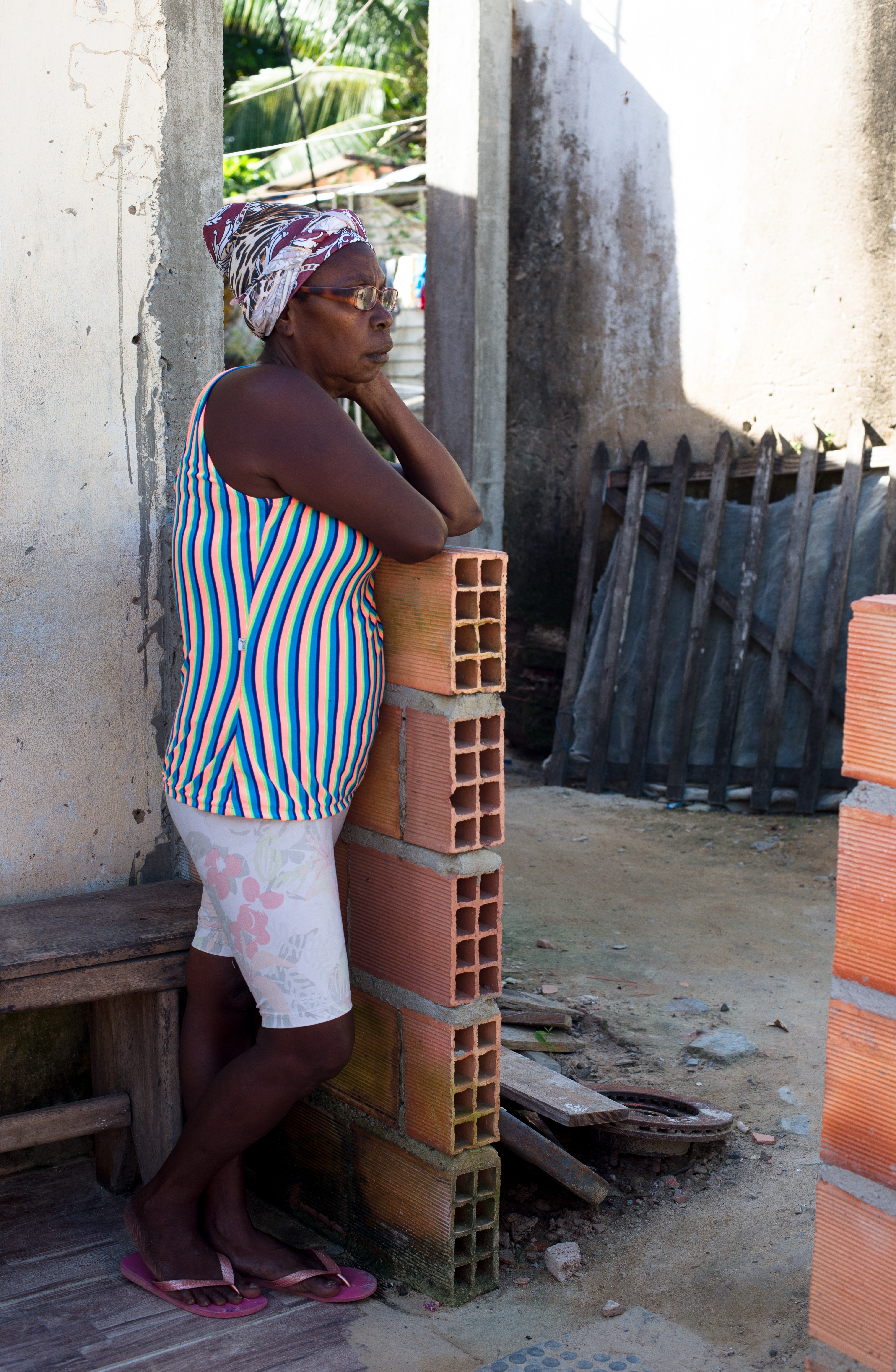 Raquel nasceu e cresceu no quilombo, onde também criou seus filhos  (Foto: Milena Abreu)