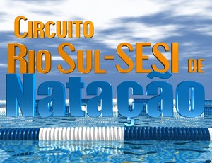 Logo oficial do Circuito Rio Sul-Sesi de Natação (Foto: Arte/TV Rio Sul)