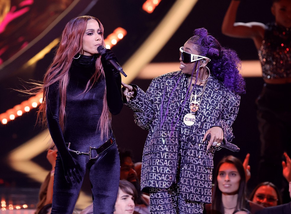 Anitta e Missy Elliott — Foto: Getty Images