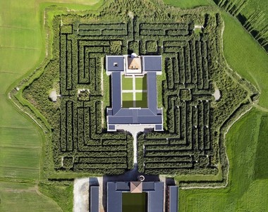 O labirinto visto de cima (Foto: Divulgação)