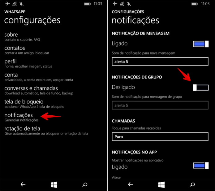 Desativando todas as notificações de grupos no WhatsApp (Foto: Reprodução/Helito Bijora) (Foto: Desativando todas as notificações de grupos no WhatsApp (Foto: Reprodução/Helito Bijora) ) Desativando todas as notificações de grupos no WhatsApp (Foto: Reprodução/Helito Bijora) (Foto: Desativando todas as notificações de grupos no WhatsApp (Foto: Reprodução/Helito Bijora) )