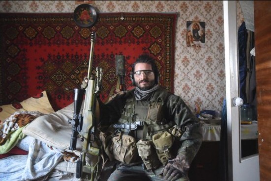 Canadian Guardian snipers during combat (Photo: Twitter reproduction)