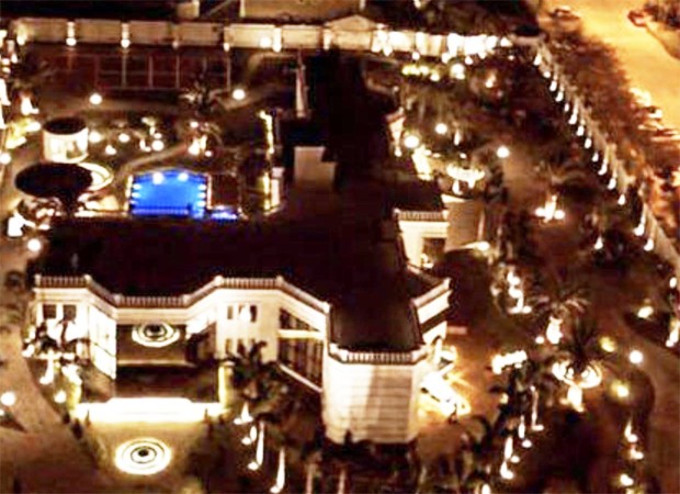 Vista aérea da nova mansão da família Pôncio (Foto: Reprodução/ Instagram)