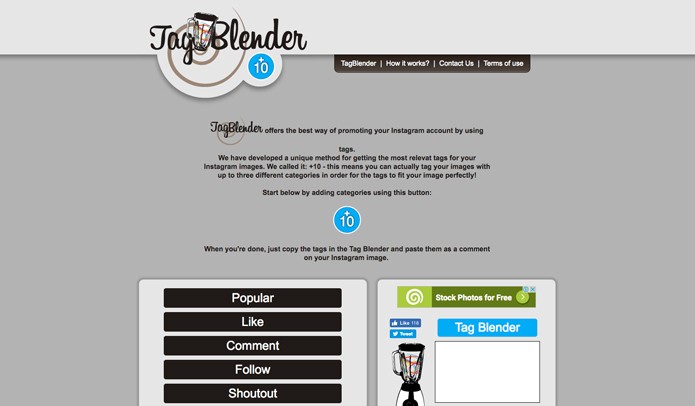 Tag Blender, versão Web (Foto: Reprodução/André Sugai)