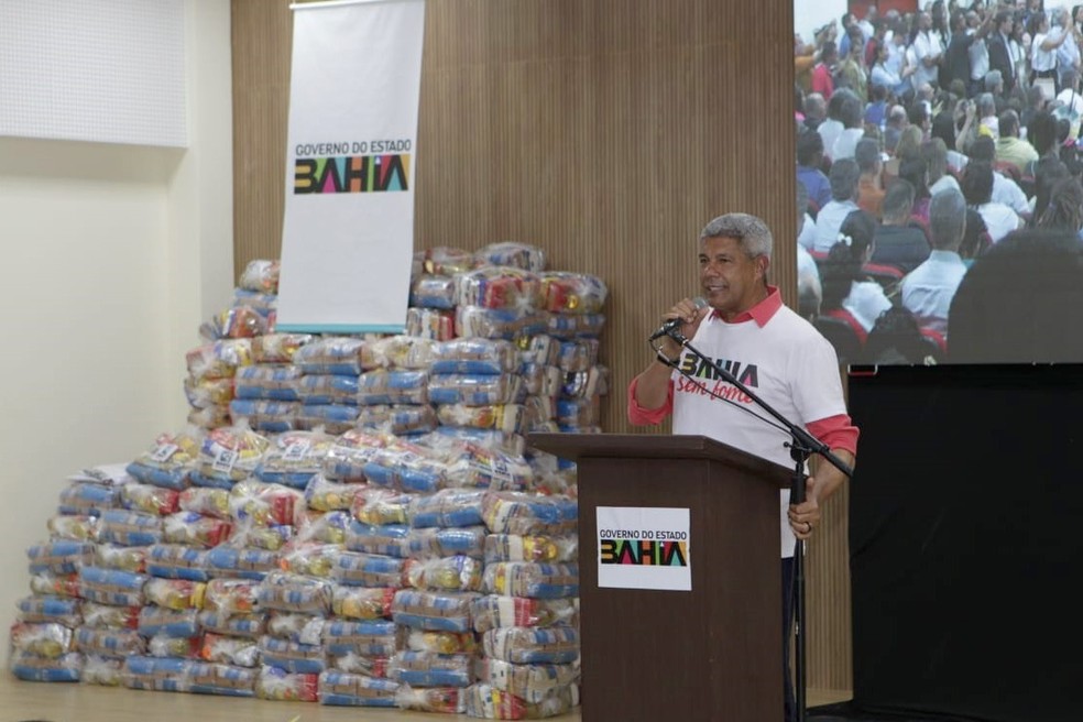 Bahia Sem Fome é lançado em Salvador — Foto: Antonio Queirós/GOVBA