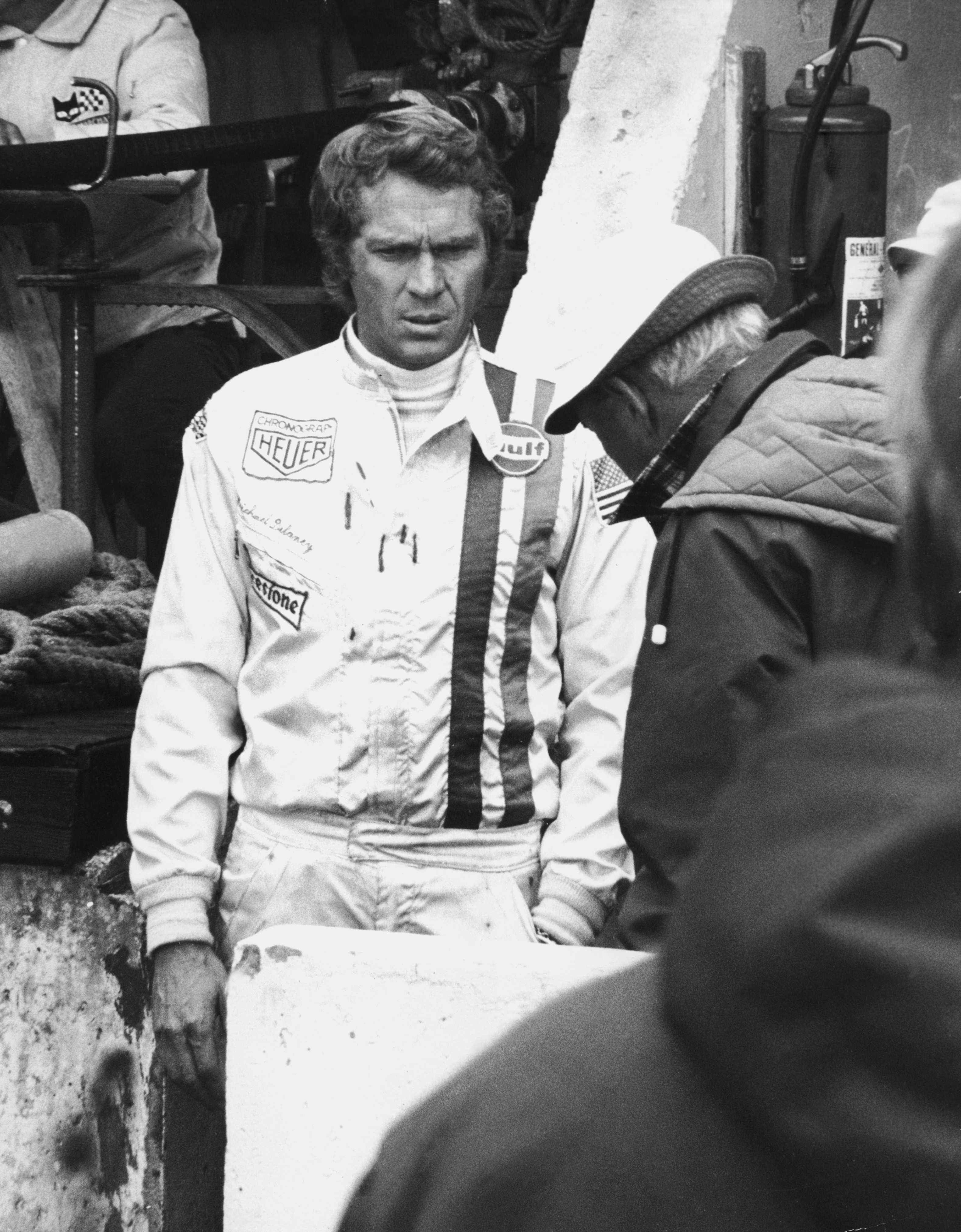 Steve Mcqueen nos Bastidores de '24 horas de Le Mans' (Foto: Getty Images)