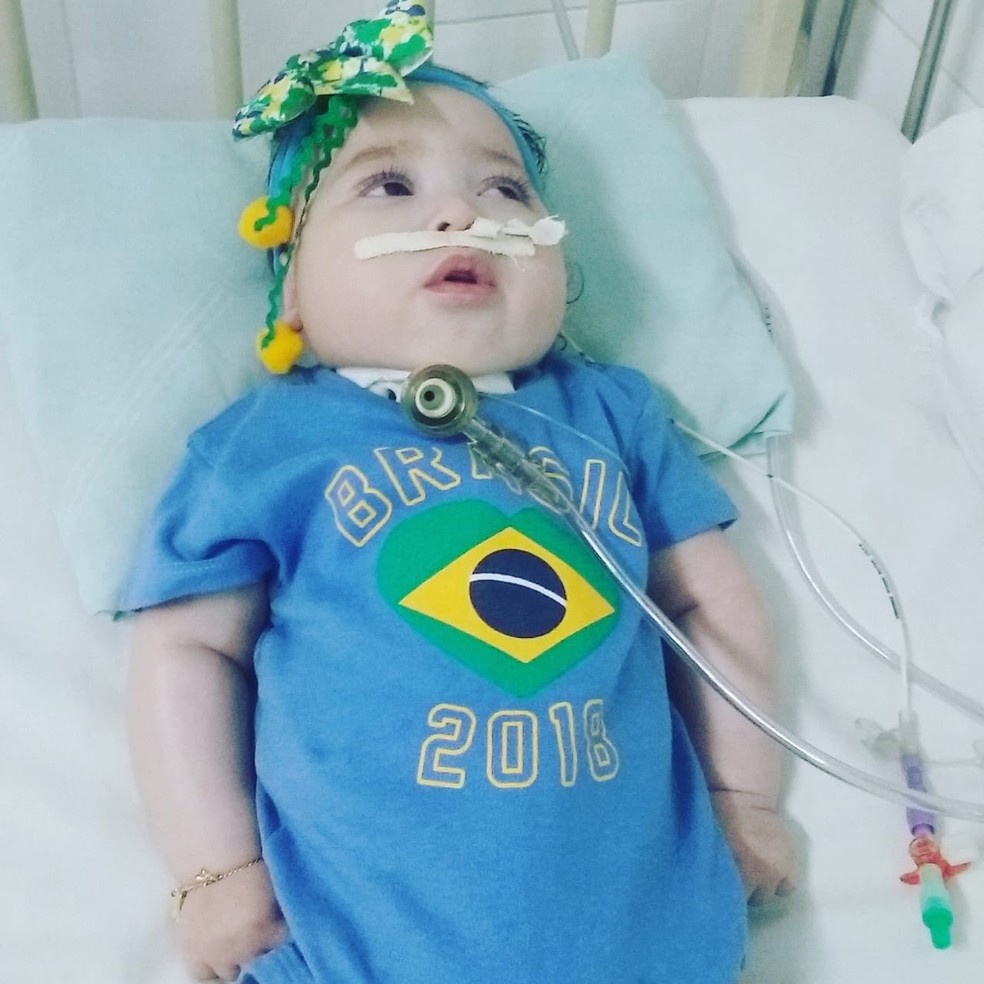 Sophia Victoria sofreu uma paralisia cerebral que deixou sequelas. (Foto: Josis Meng)