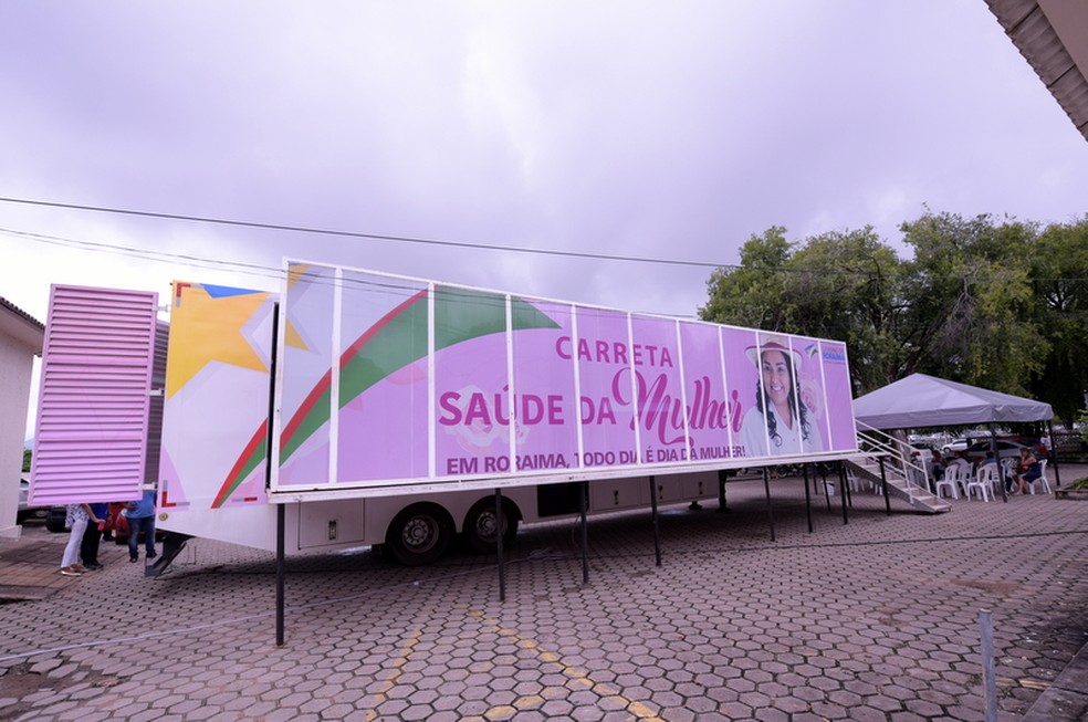 'Carreta Saúde da Mulher' ficará montada em frente a Secretaria de Saúde de Roraima nos dias 18, 19 e 20 de setembro. (Foto: Secom-RR/Divulgação)
